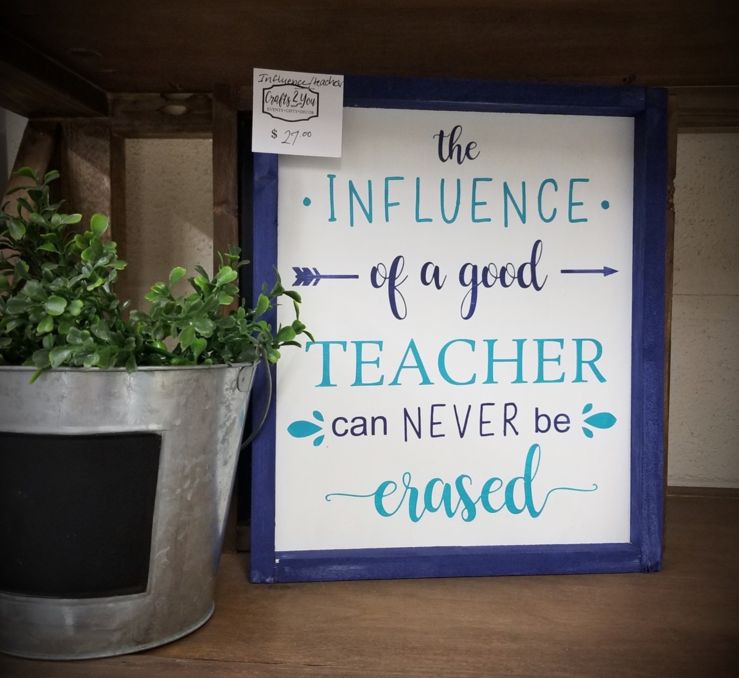 INFLUENCE OF A TEACHER (10 x 12&quot;)-P