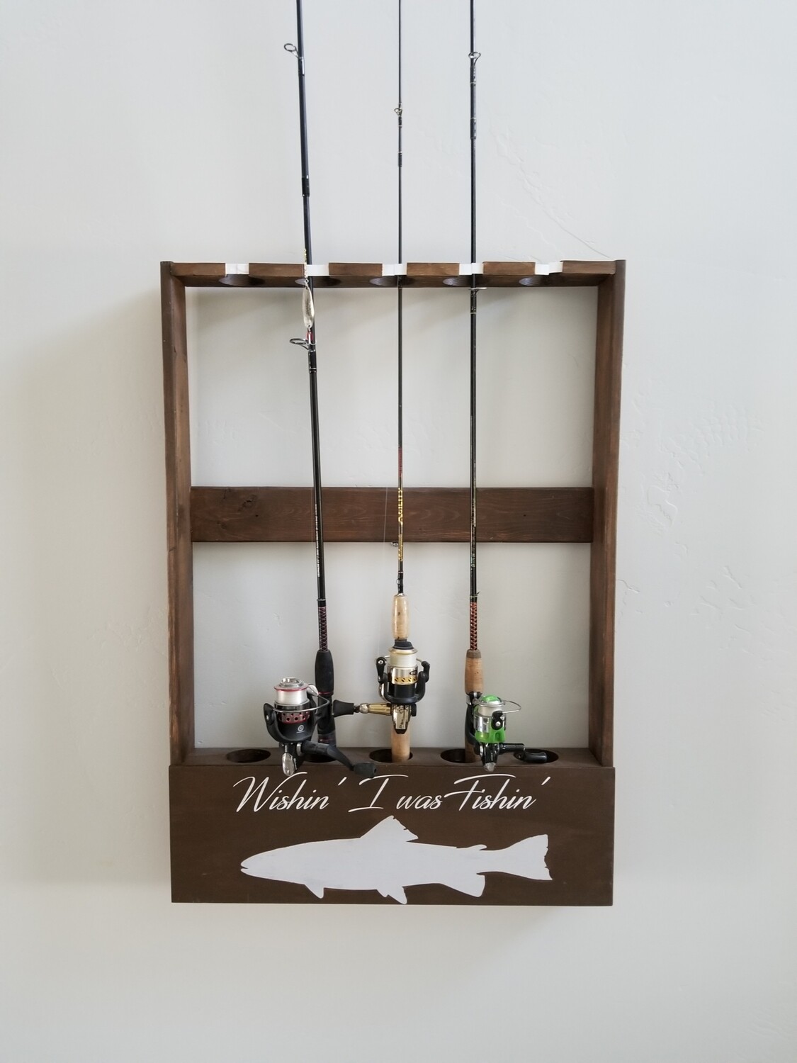 FISHING POLE HOLDER (HOLDS 5 RODS)