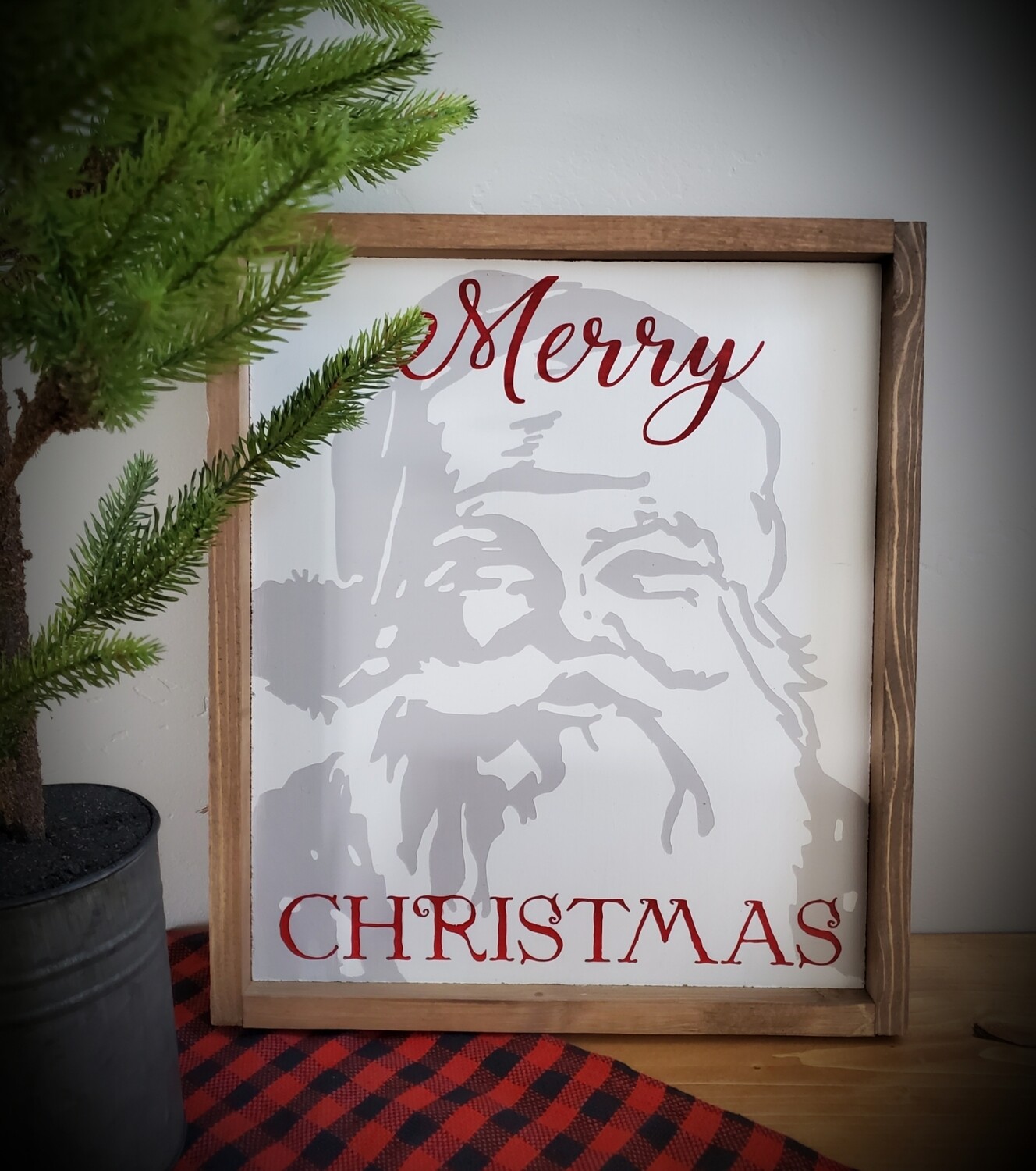 OLD FASHIONED SANTA (12 x 14&quot;)-P