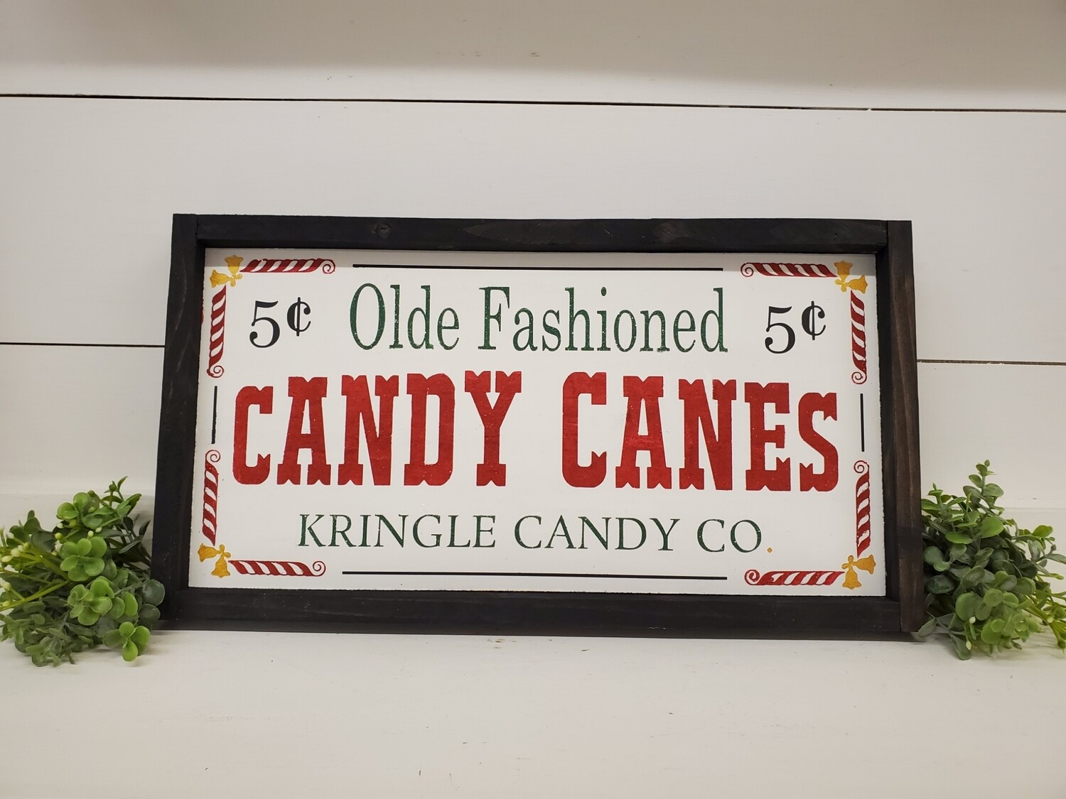 CANDY CANES SIGN  (8 x 16")-L