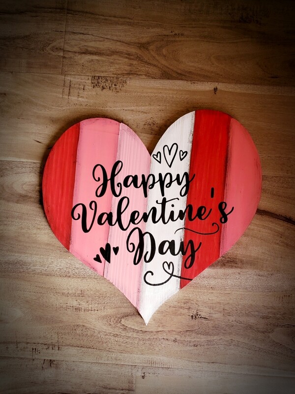 PALLET HAPPY VALENTINES (15")-*