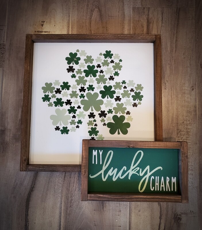 LUCKY CHARM SET (12 x 12" &amp;  4 x 8"-L)