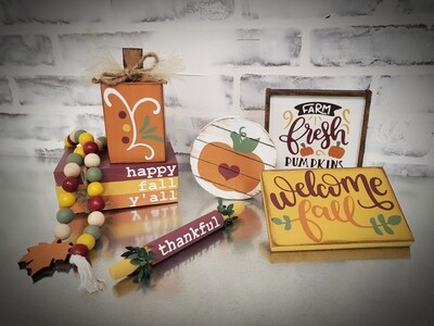 TIERED TRAY FALL SET (7 PCS)**
