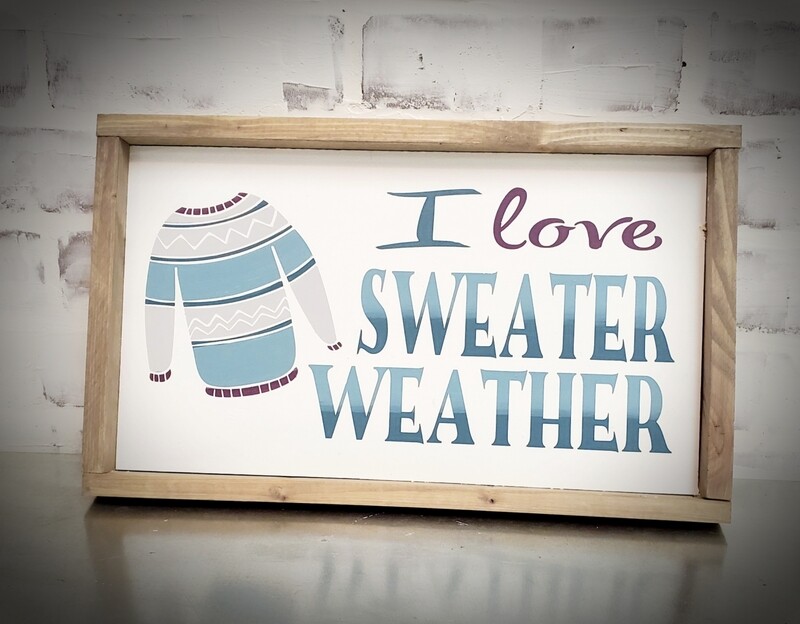 WINTER SWEATER WEATHER (8 X 14")-L