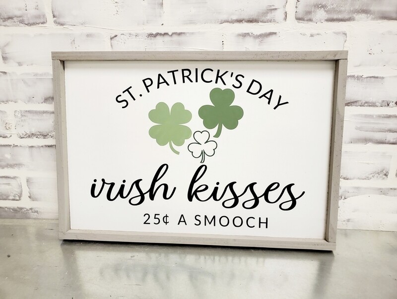 IRISH KISSES (12 X 18")-L