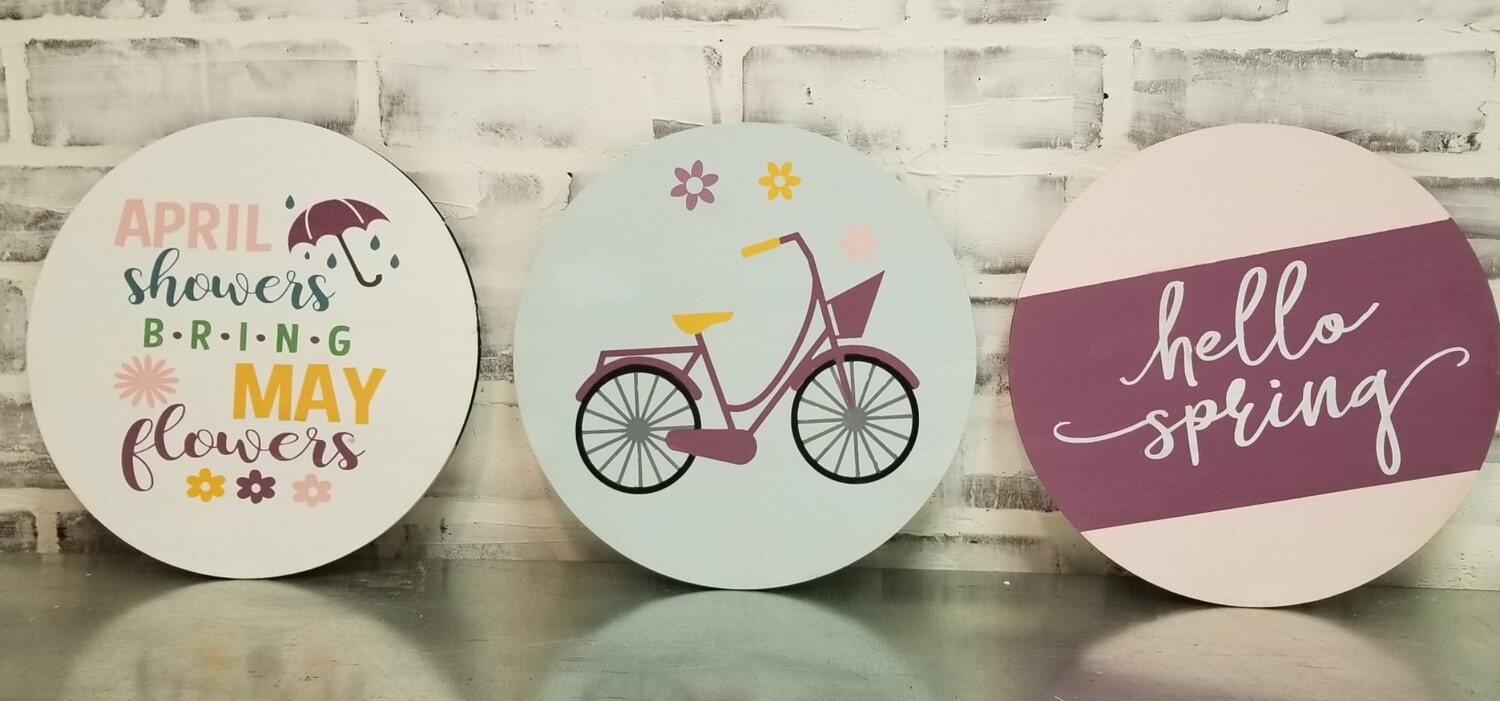 CHANGEABLE SHIPLAP CIRCLES ONLY-SPRING**