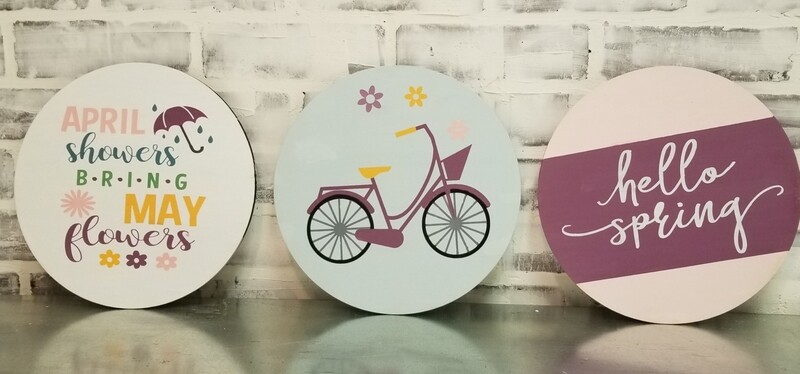 CHANGEABLE SHIPLAP CIRCLES ONLY-SPRING**