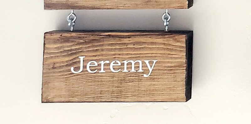 NAMES ONLY FOR GRANDKIDS SIGN (8 x 4") **