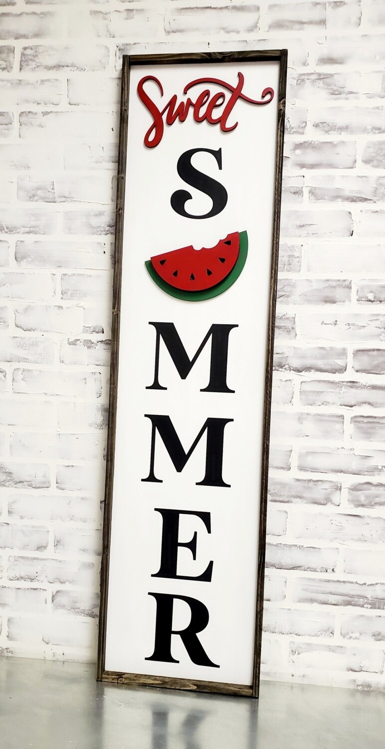 TALL WATERMELON SIGN (12 X 48&quot;)-P*