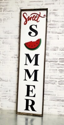 TALL WATERMELON SIGN (12 X 48&quot;)-P*