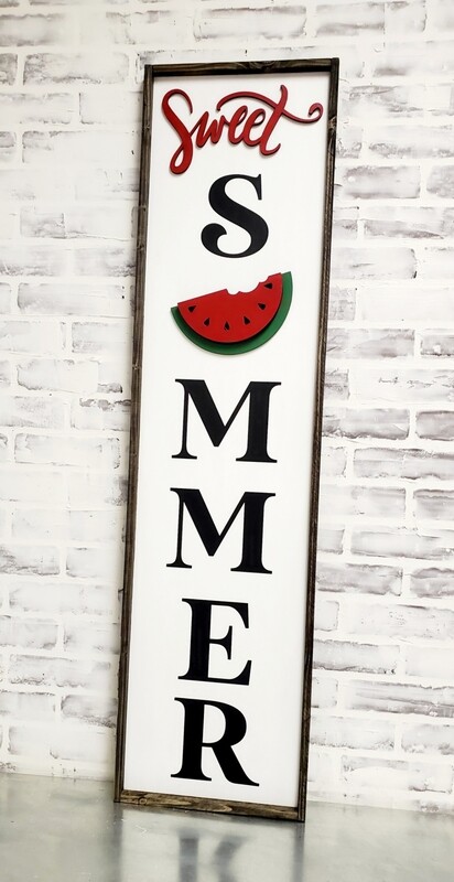 TALL WATERMELON SIGN (12 X 48&quot;)-P*