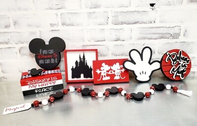 TIERED TRAY DISNEY SET (7 PIECES)**