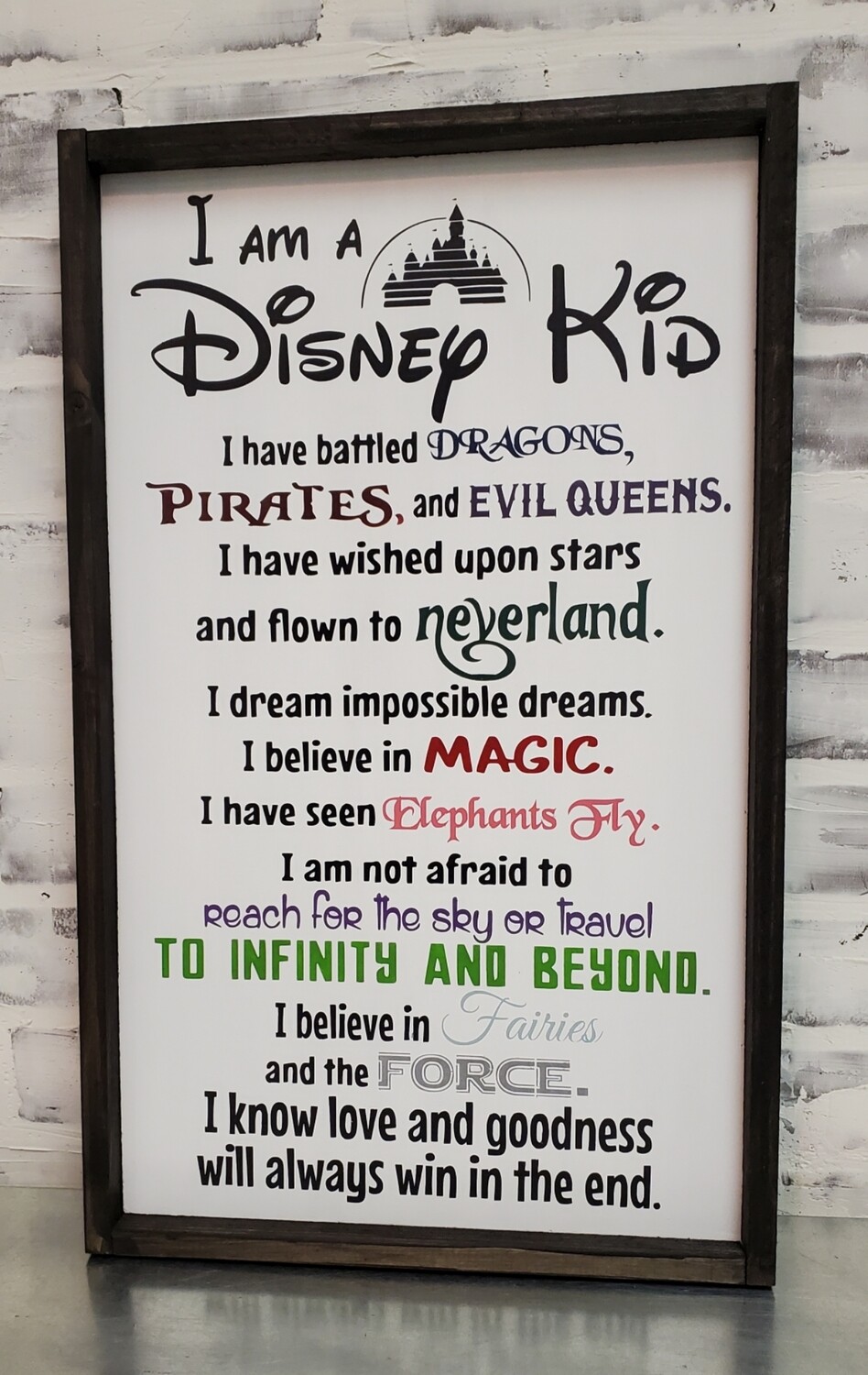 DISNEY KID (12 X 20 &quot;)-P
