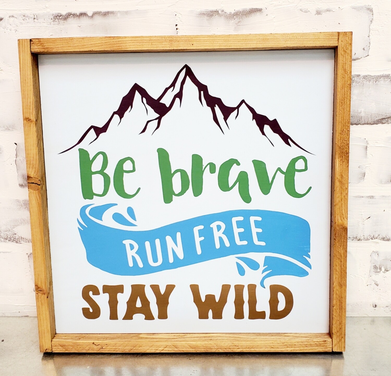 STAY WILD (12 X 12")