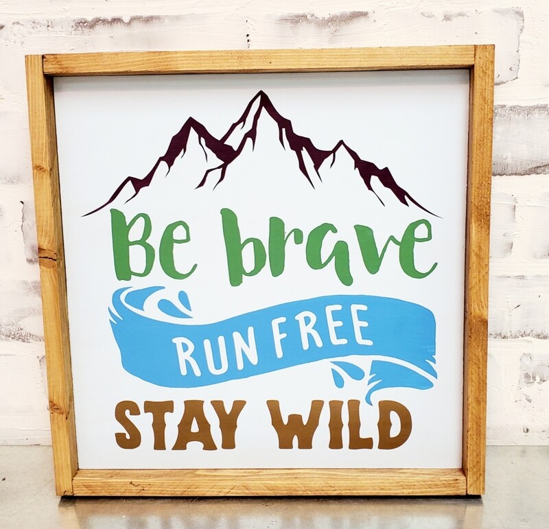 STAY WILD (12 X 12&quot;)