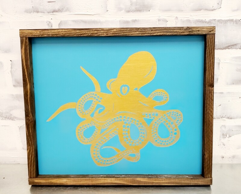 OCTOPUS SIGN (10 X 12&quot;)-L
