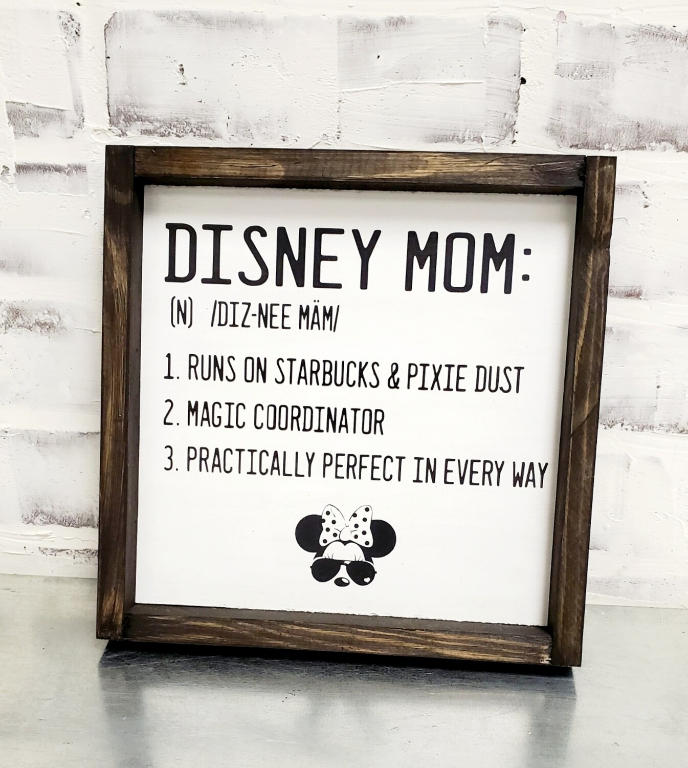 DISNEY MOM (8 X 8&quot;)