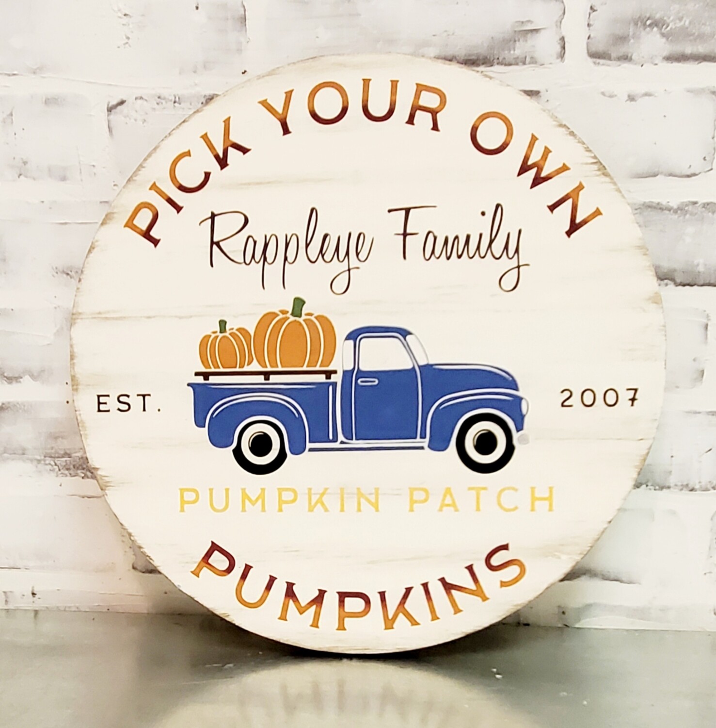 ROUND FALL TRUCK DOORHANGER (15&quot;)-*