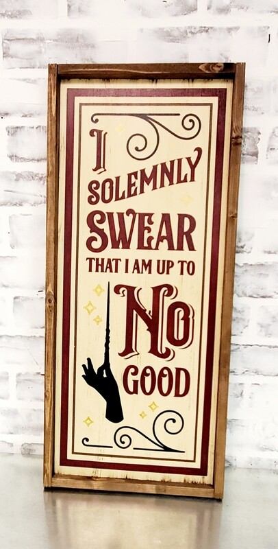 I SOLEMNLY SWEAR... (10 X 24&quot;)-P