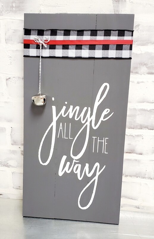 JINGLE ALL THE WAY (12&quot; X 18&quot;)-P**