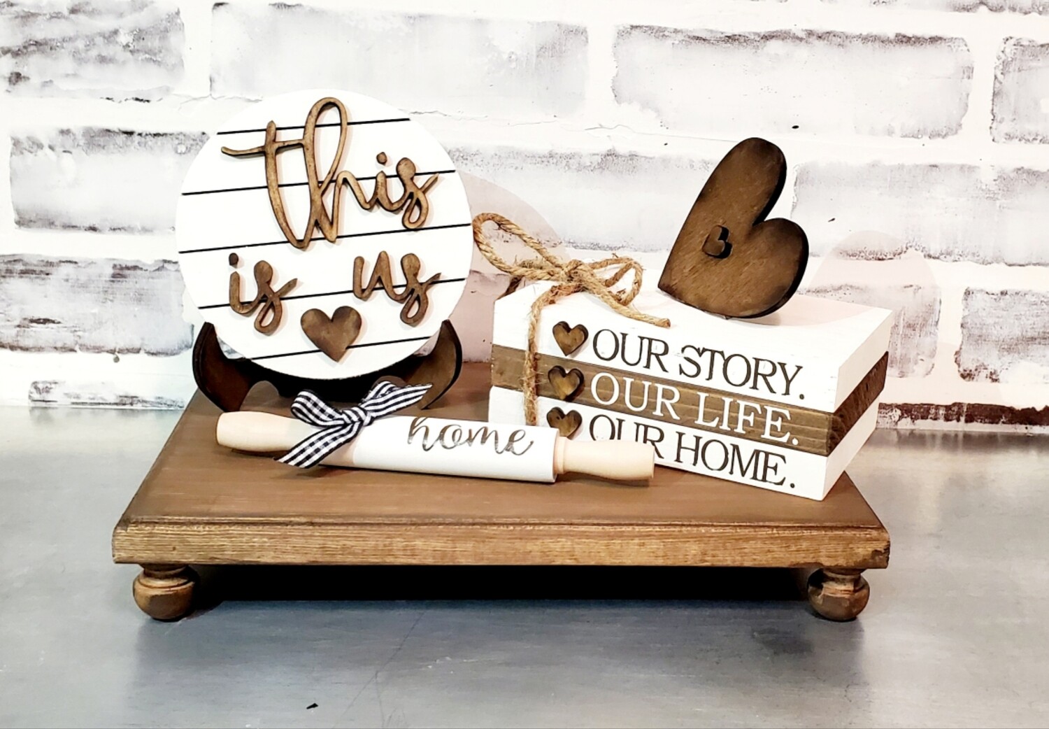 THIS IS US TABLE TRAY SET - 5 PCS **
