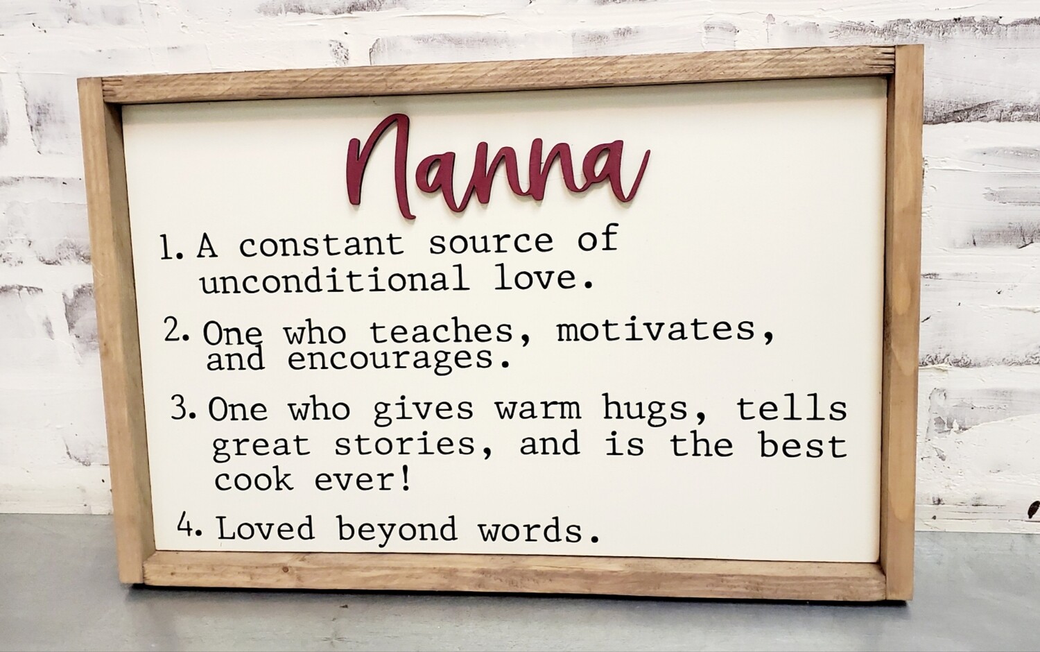 GRANDMA DEFINITION (10 X 16")-L*