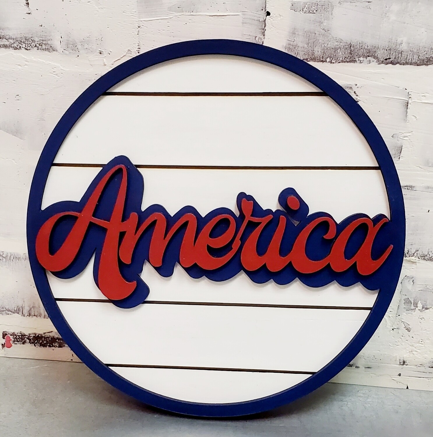SHIPLAP AMERICA CIRCLE (10&quot;) *