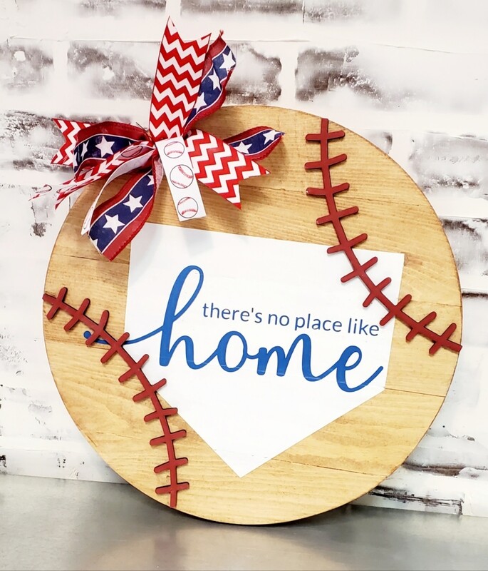 ROUND NO PLACE LIKE HOME PLATE (15&quot;)**