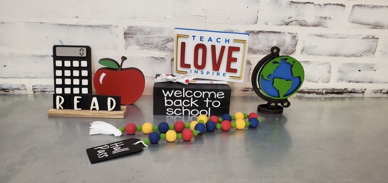 TIERED TRAY BACK TO SCHOOL SET**