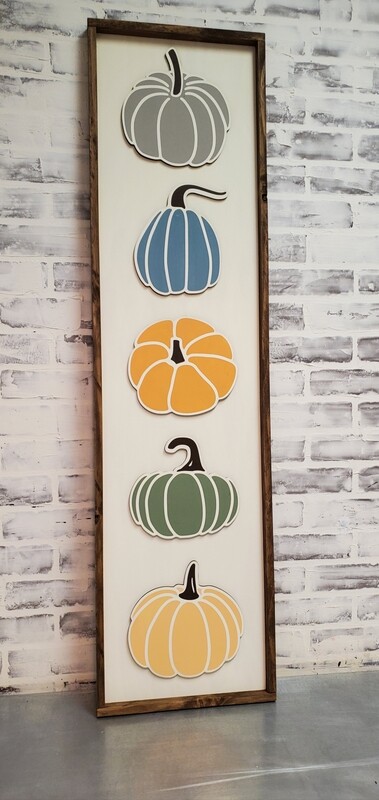 TALL PUMPKINS SIGN (12 X 48&quot;)*