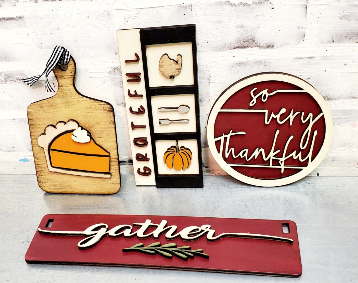 WAGON THANKSGIVING SET ( WITHOUT WAGON)*