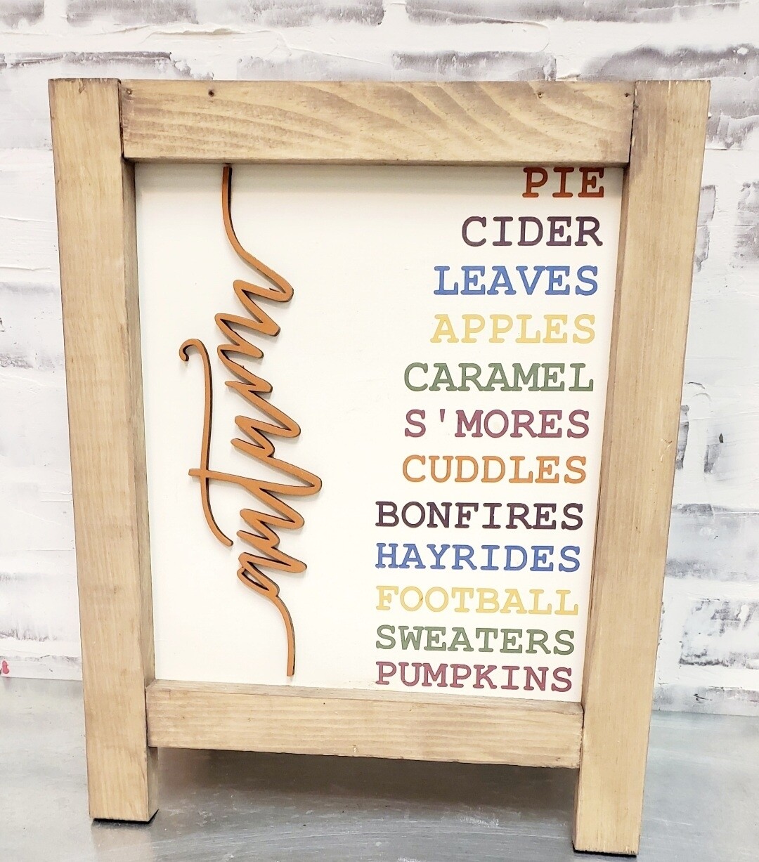 CHANGEABLE MINI A-FRAME SIGN*