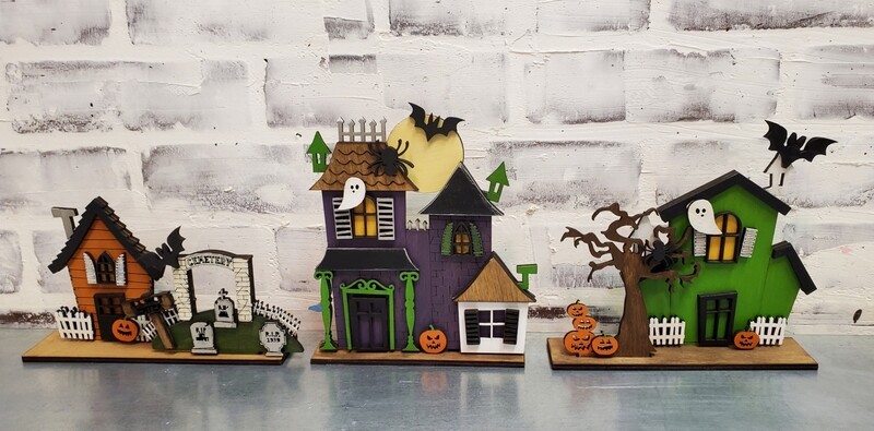 STANDING HAUNTED HOUSES-*