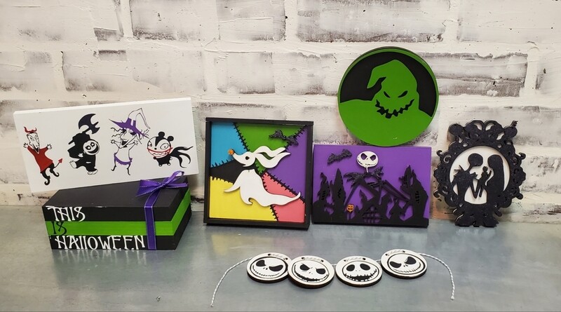 TIERED TRAY JACK SKELLINGTON SET**