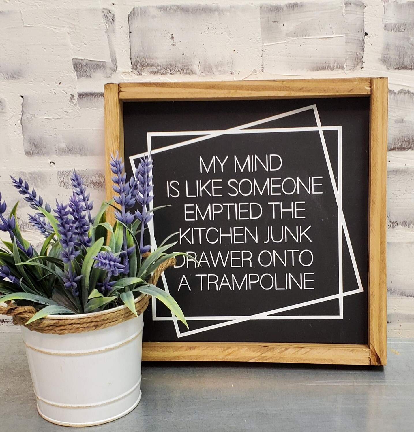 KITCHEN JUNK DRAWER SIGN ( 8 X 8)