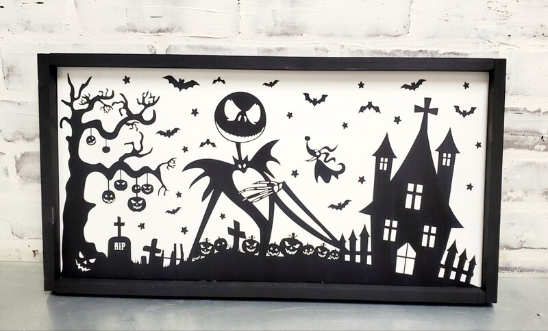 JACK SKELLINGTON SIGN (10 X 20)-L