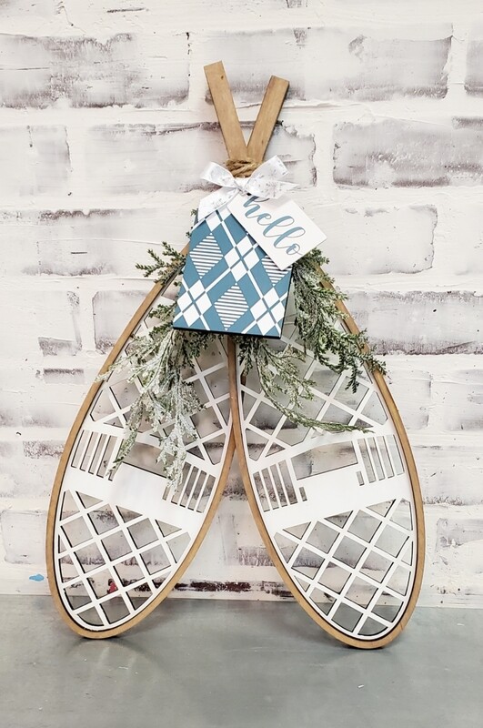 HANGING LASER SNOWSHOES-**