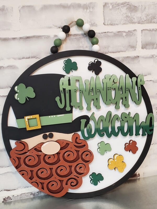 SHENANIGANS WELCOME CIRCLE (15")**