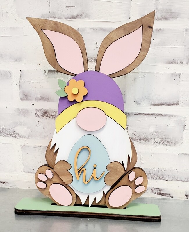 STANDING BUNNY GNOME-*