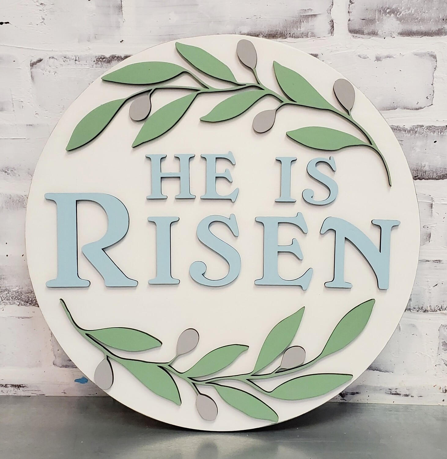 HE IS RISEN CIRCLE (15&quot;)*