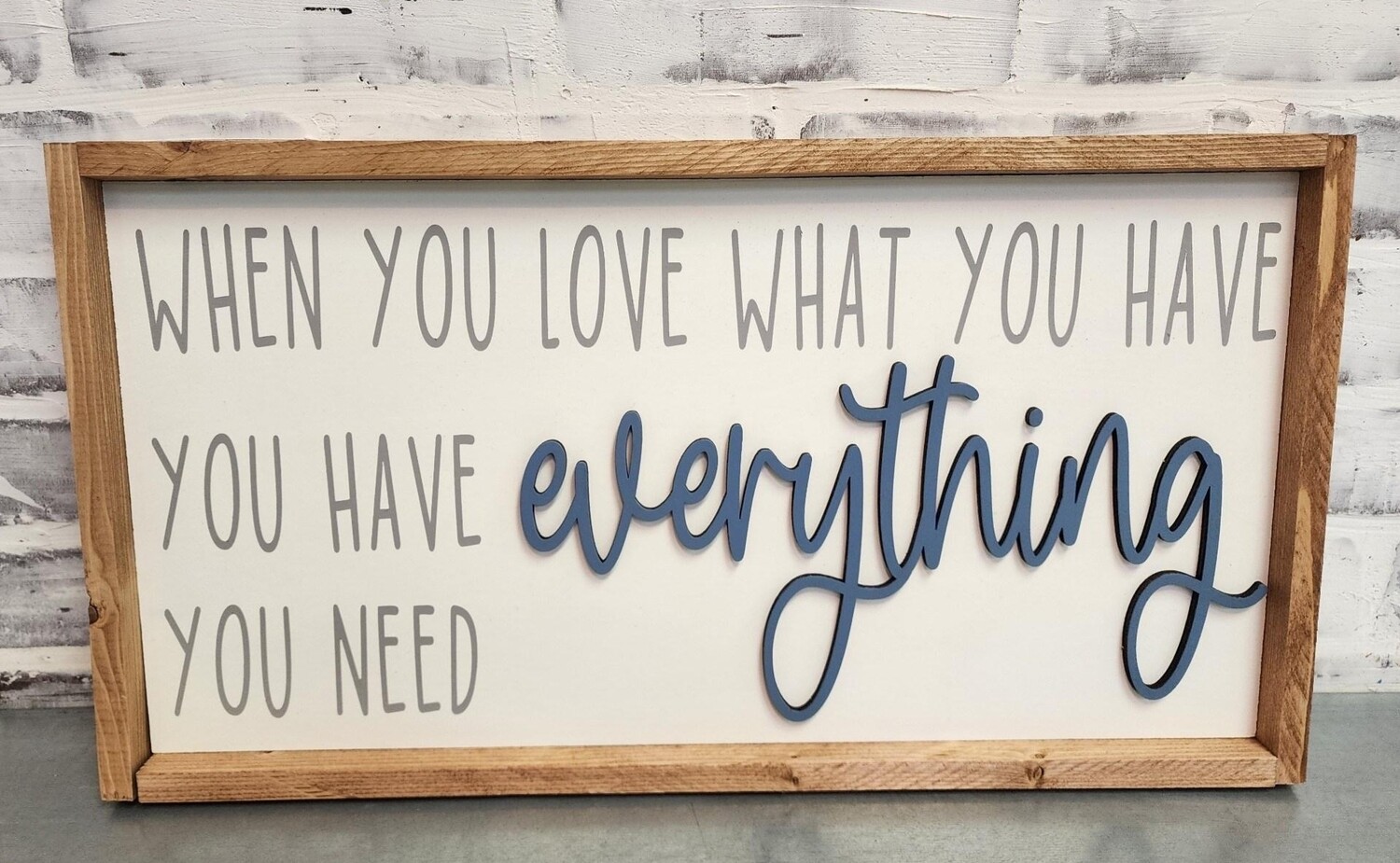 EVERTHING YOU NEED (10 x 20&quot;)-L*