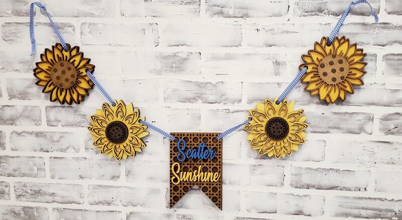 SUNFLOWER BANNER-**