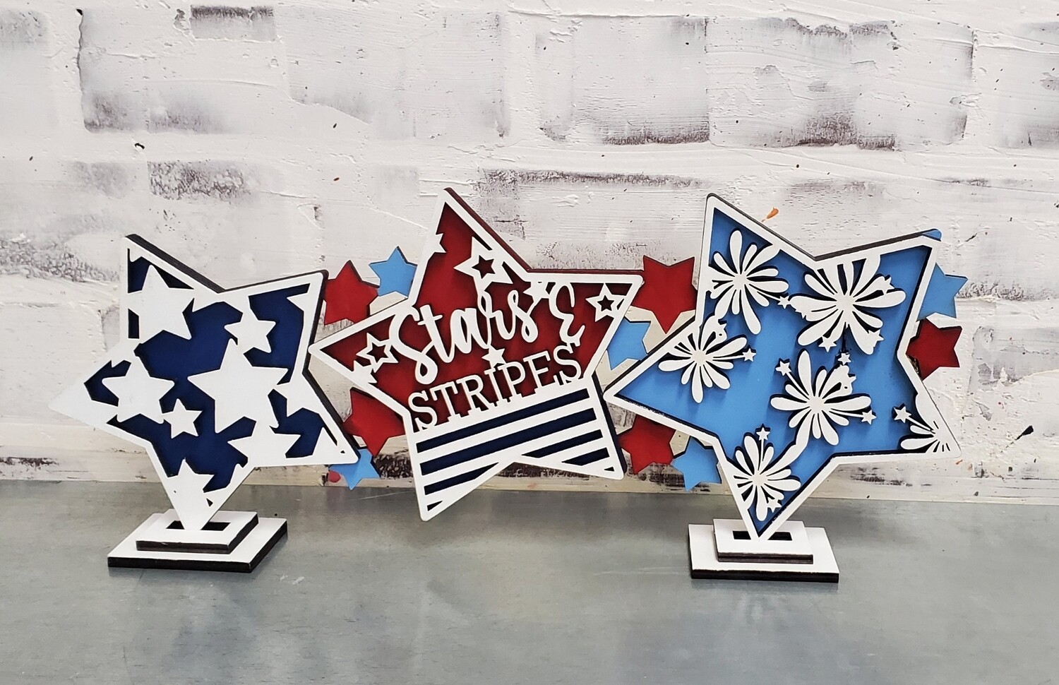 LASER STANDING STARS