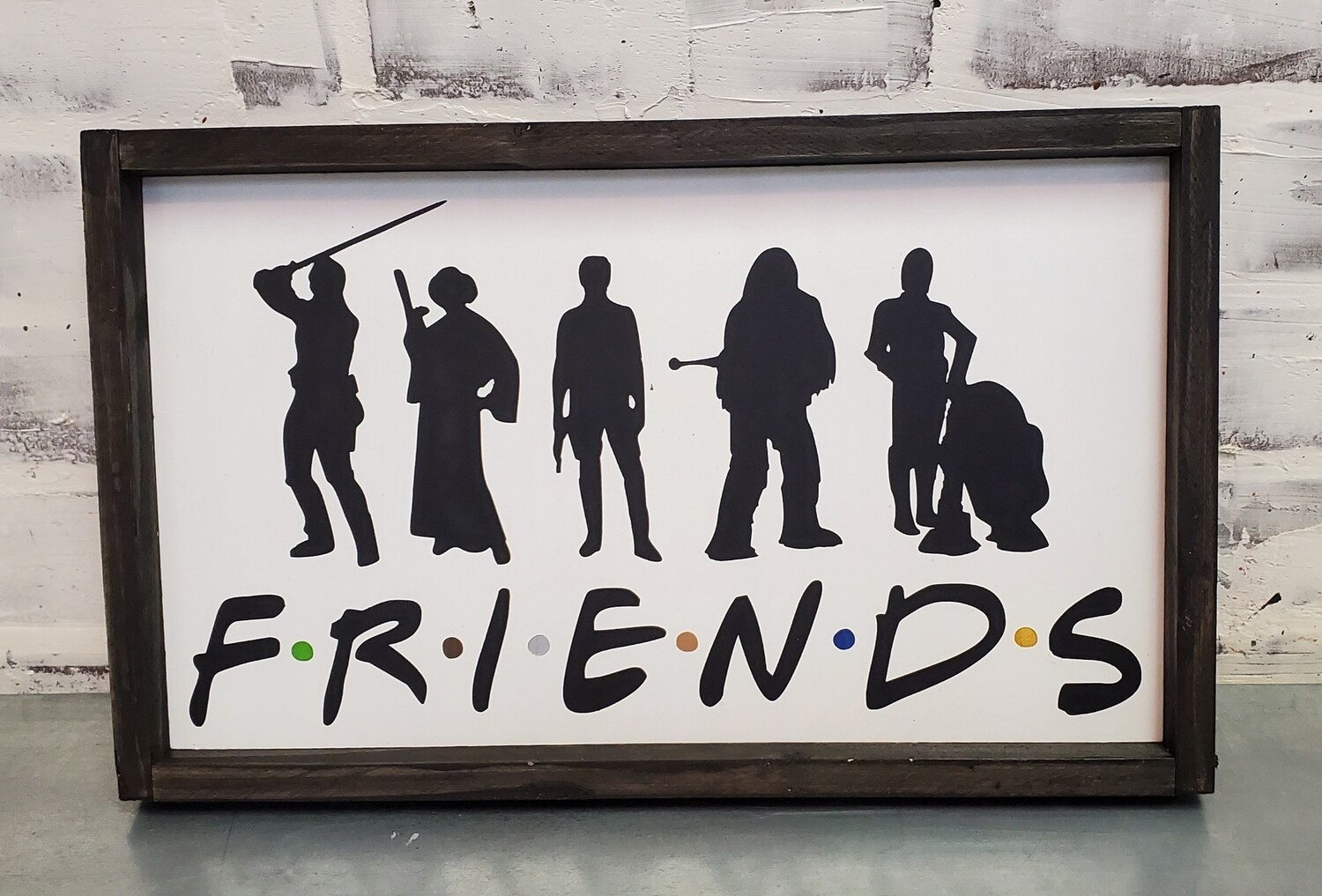STAR WARS FRIENDS SIGN (8X 14&quot;)-L