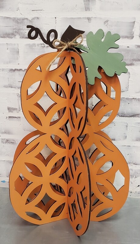 3D STACKED MORROCAN PUMPKIN (18&quot;)*