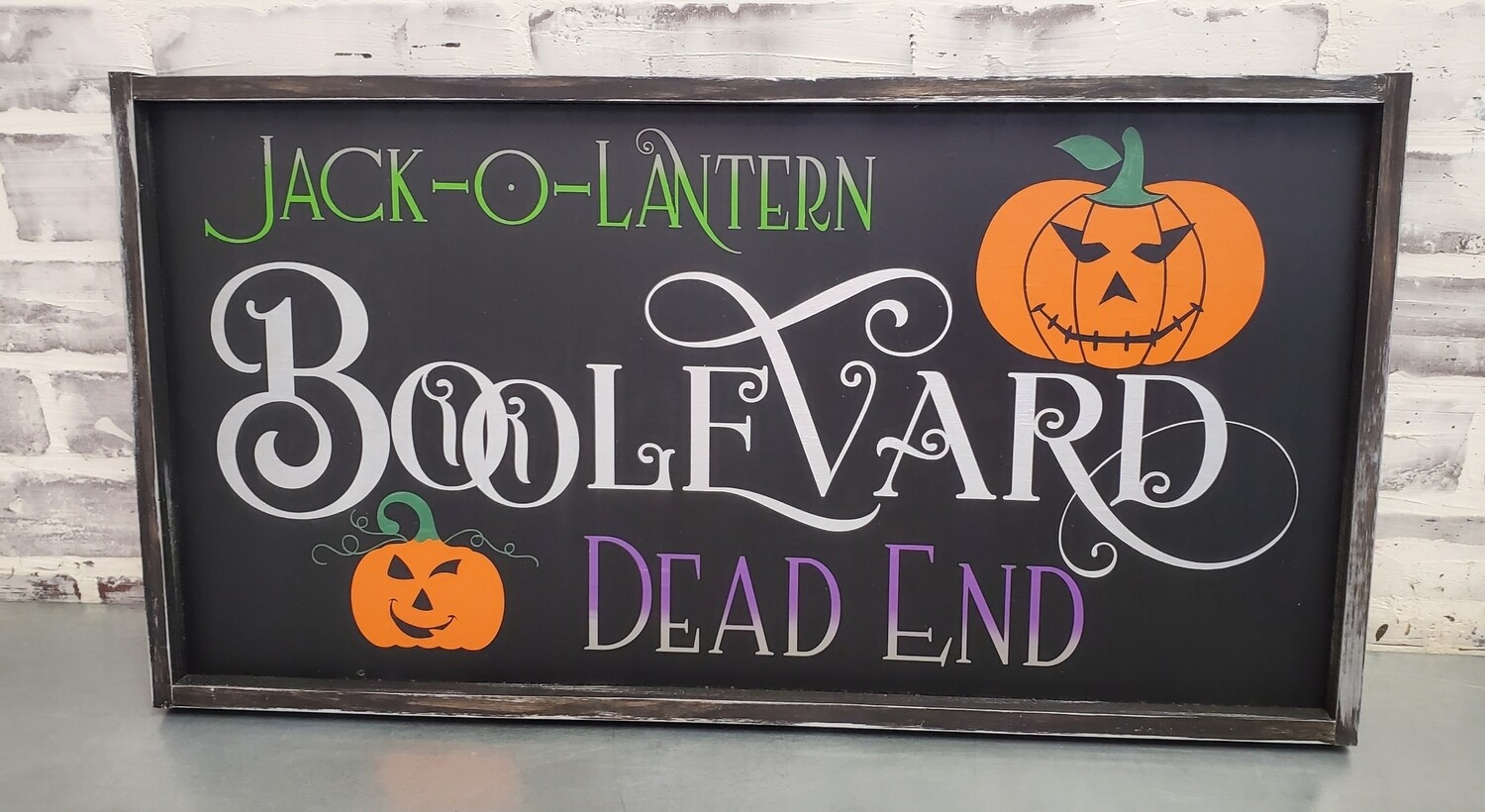JACK O LANTERN BOOLEVARD (12 X 24")-L