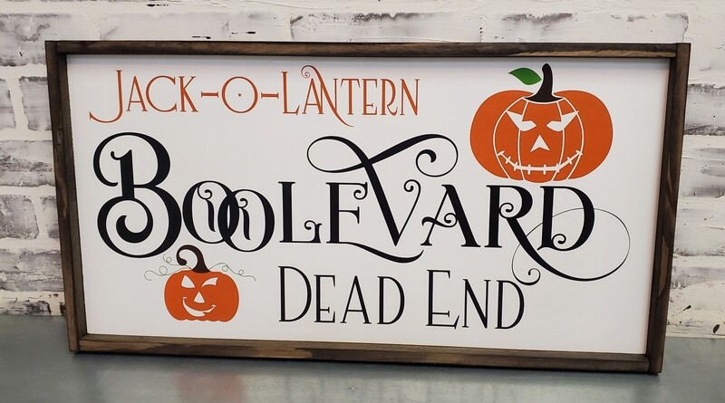 JACK O LANTERN BOOLEVARD (12 X 24&quot;)-L