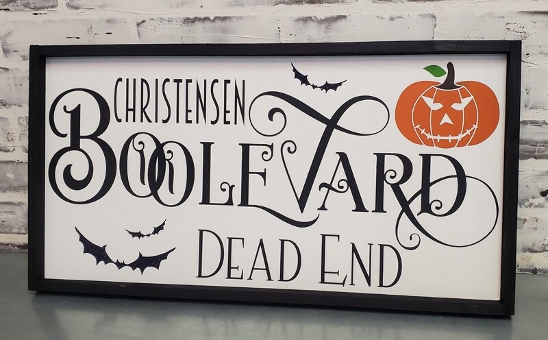 CUSTOM NAME BOOLEVARD (12 X 24&quot;)-L