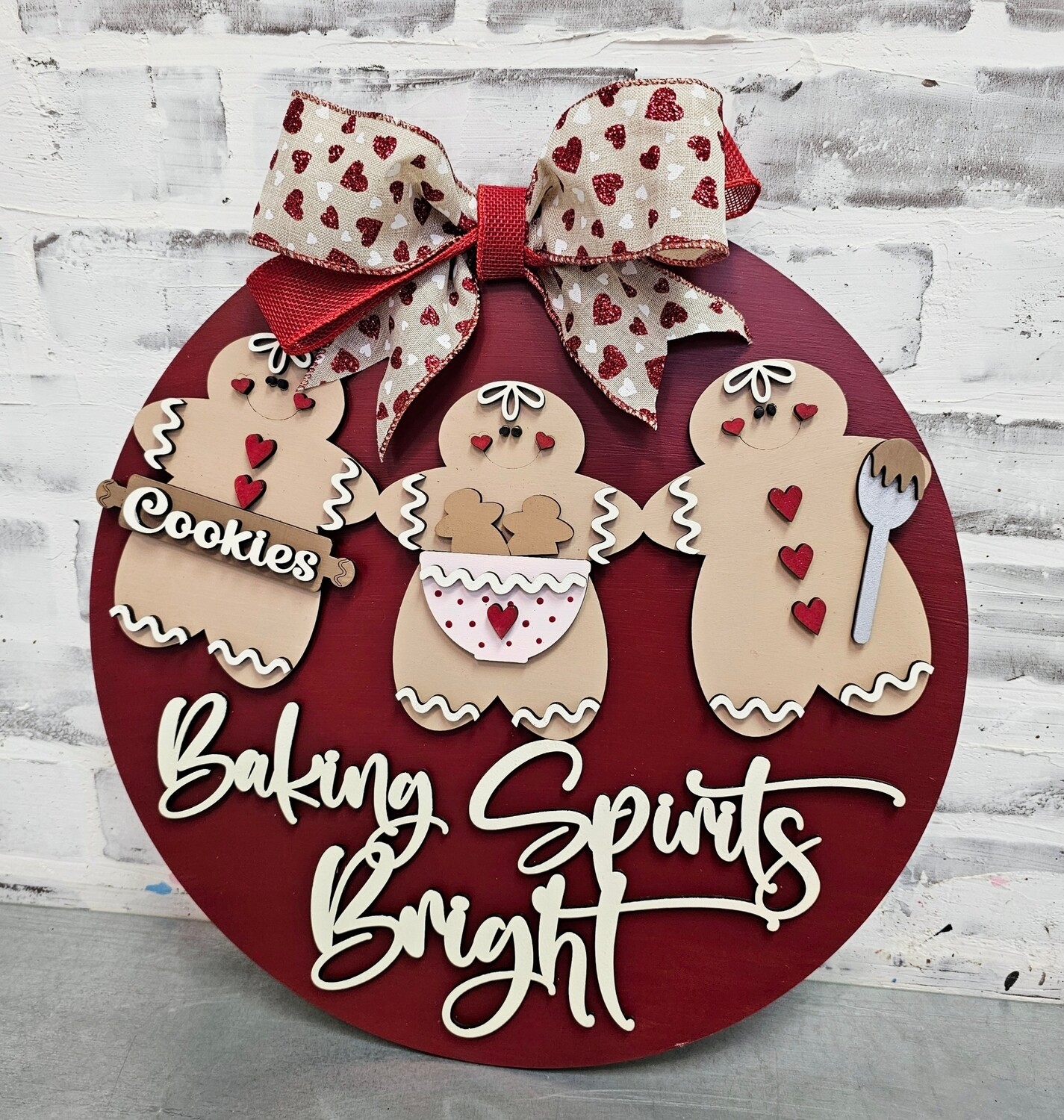 BAKING SPIRITS BRIGHT CIRCLE (15&quot;)-**