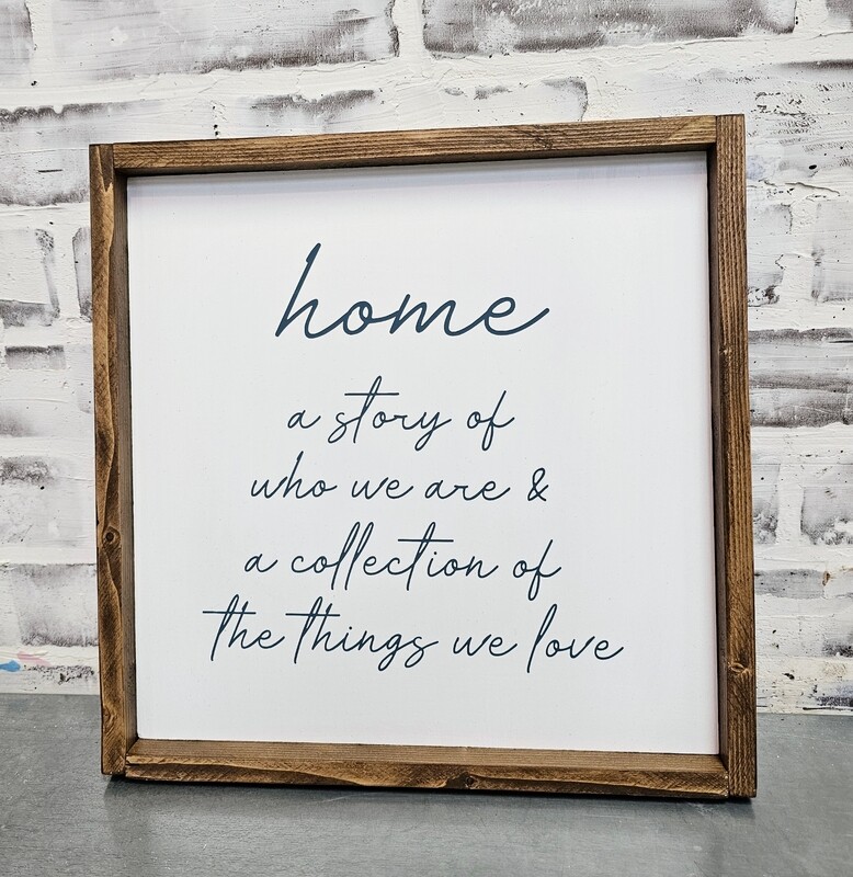 HOME DEFINITION (12 X 12&quot;)